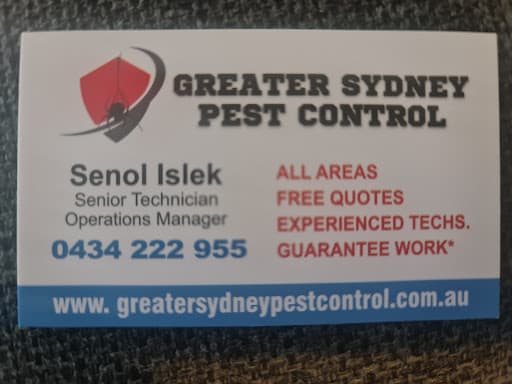 Greater Sydney Pest Control — Customer photo