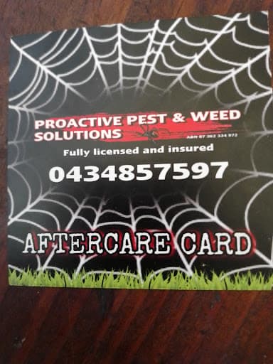 Proactive Pest And Weed Solutions — Customer photo